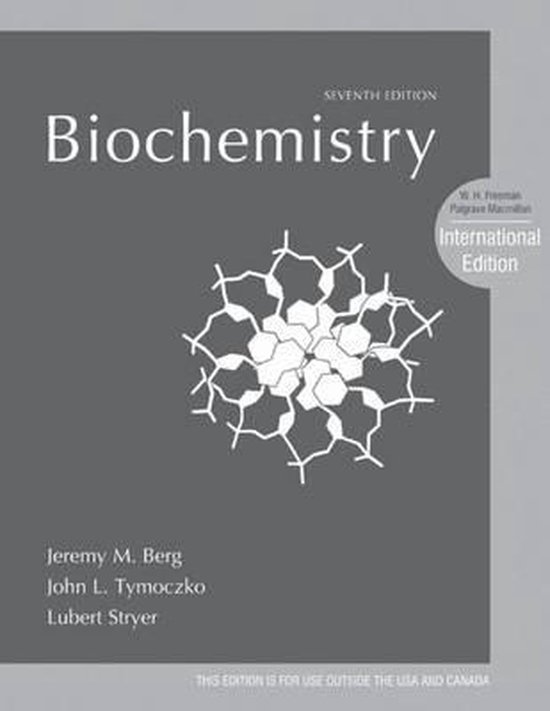 Boek cover Biochemistry van Jeremy M. Berg (Hardcover)