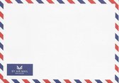 50 Air Mail Enveloppen wit C6 formaat