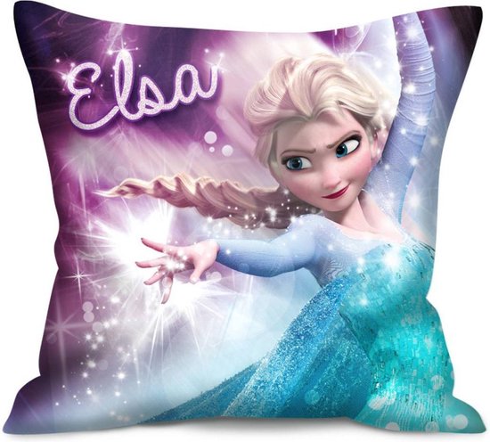 vrije tijd Consulaat via Disney Frozen Elsa - Kussen - 40 x 40 cm - Multi | bol.com