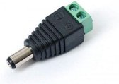 DC-13M 5.5mm 2.5mm laagspaningsconnector male/mannetje