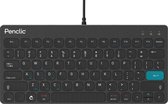 Penclic C3 compact keyboard wired - mini toetsenbord - bedraad - ergonomisch - QWERTY - zwart