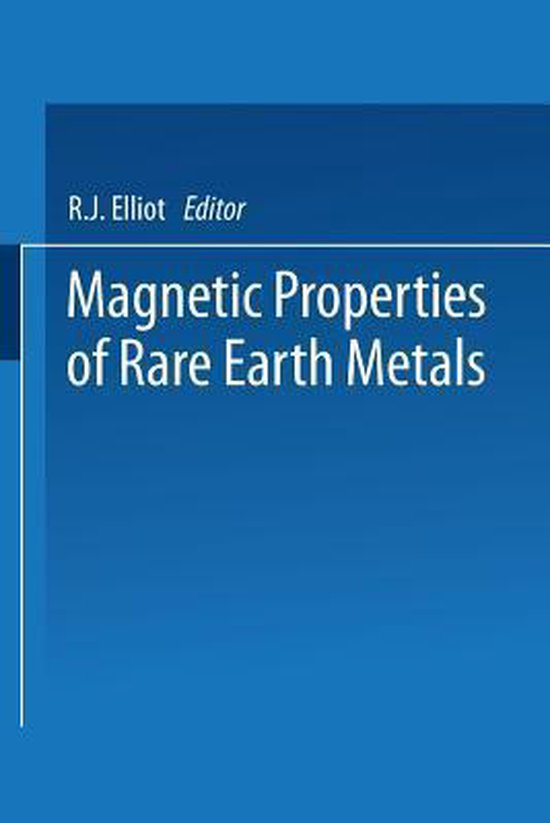 Properties of Rare Earth Metals 9781475756937 Boeken
