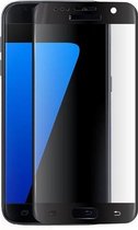 Xssive Premium Full Cover Glasfolie voor Samsung Galaxy S7 - Tempered Glass - Zwart
