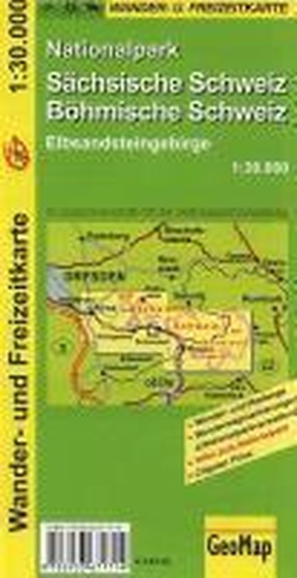 Sächsische-Böhmische Schweiz Nationalpark 1 : 30 000 - cover