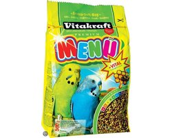 Vitakraft parkietenvoer menu vital - 2 à 500 gr