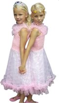 Prinsessen jurk - Roze - Maat 116/122 (8) - Verkleed jurk