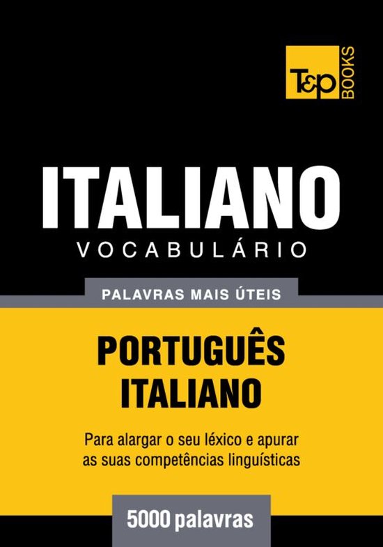 Vocabulário Português-Italiano - 5000 palavras mais úteis - cover