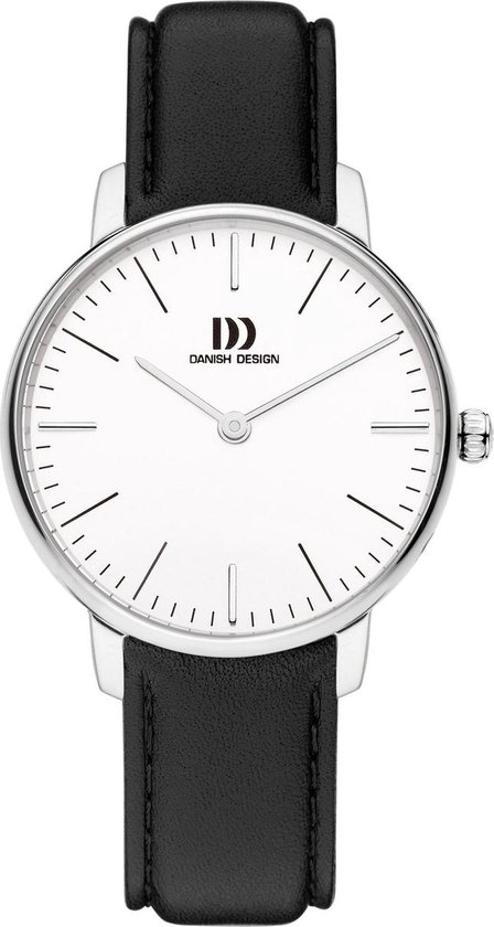 Danish Design IV10Q1175 horloge dames – zwart – edelstaal