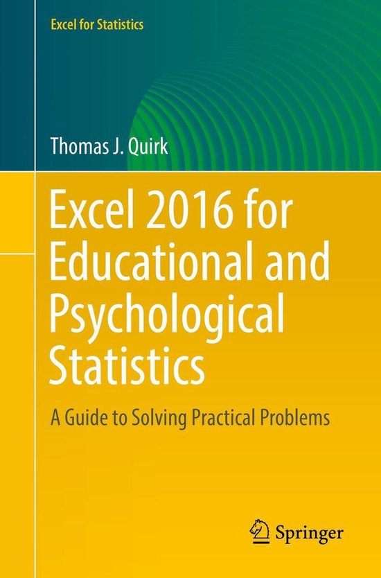 Mathematics and Statistics (R0) - Excel 2016 for Educational ... - cover