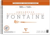 Fontaine aquarelle 300g/m² Hot pressed