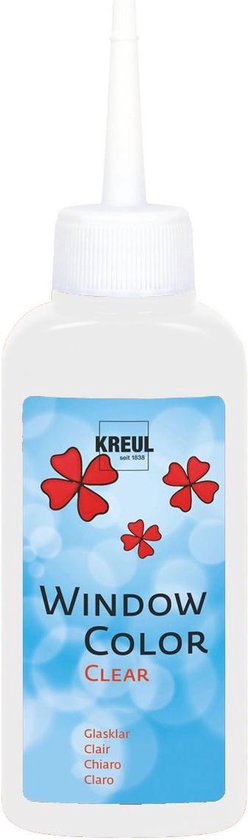 KREUL Kleurloze Transparante Raamverf - Window Color Clear 80ml Raamverf