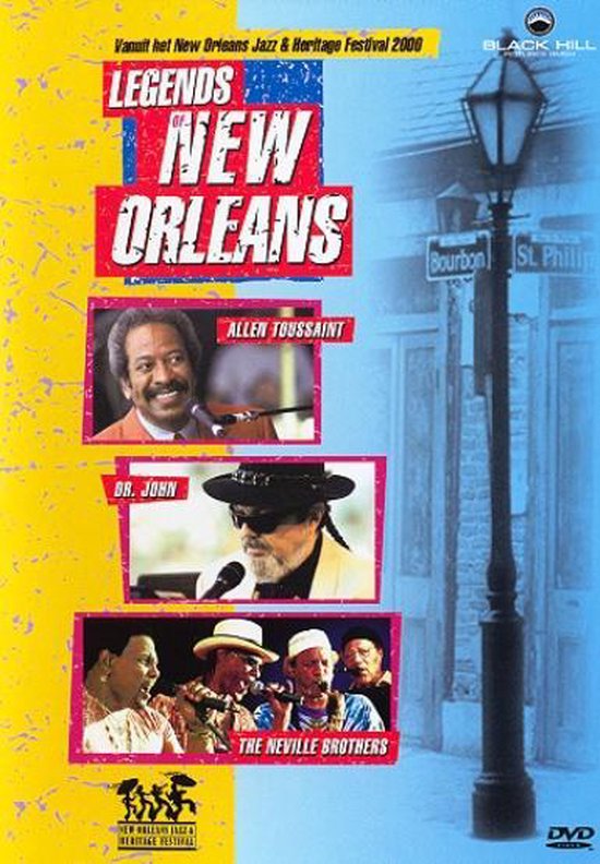 Cover van de film 'Legends Of New Orleans'