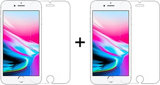 iphone 7 screenprotector - Beschermglas iPhone 8 screenprotector - iphone SE 2020 screen protector glas - iPhone 6/6s screenprotector - 2 stuks - LuxeRoyal