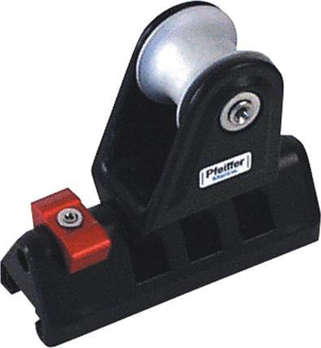 Pfeiffer Marine New Line Genuaslede met plunger voor Rail 32 x 6 mm
