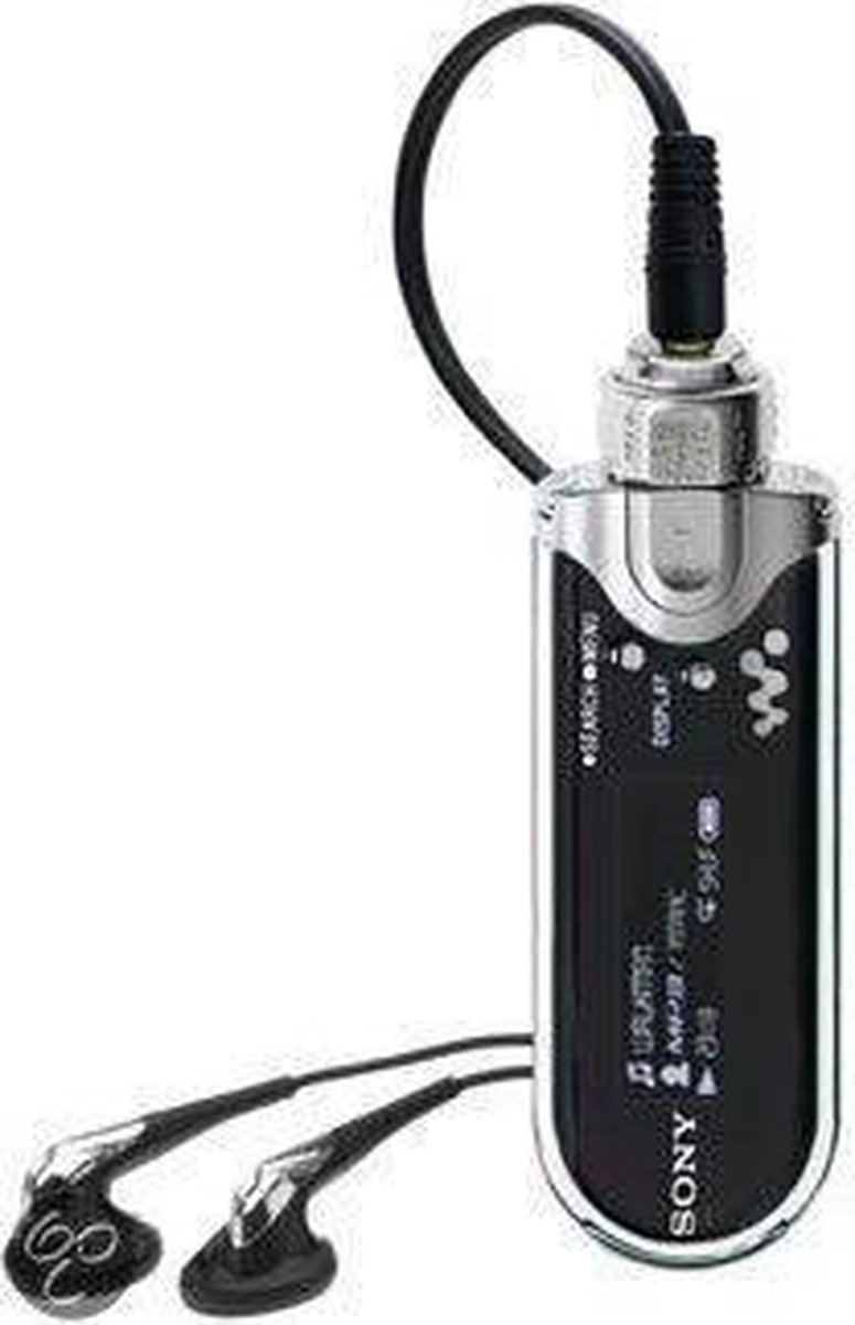 ポータブルプレーヤー SONY WALKMAN NW-E405 Black Sony NW-E405 512 MB zwart | bol
