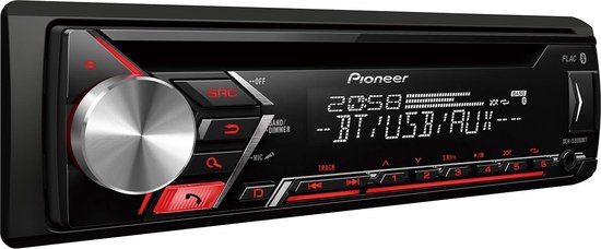 Pioneer DEH-S3000BT Autoradio CD, Bluetooth, Aux en USB - 4 x 50w
