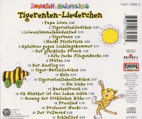 Tigerenten-Liederchen