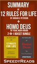Boekomslag van 'Summary of 12 Rules for Life: An Antidote to Chaos by Jordan B. Peterson + Summary of Homo Deus by Yuval Noah Harari 2-in-1 Boxset Bundle'