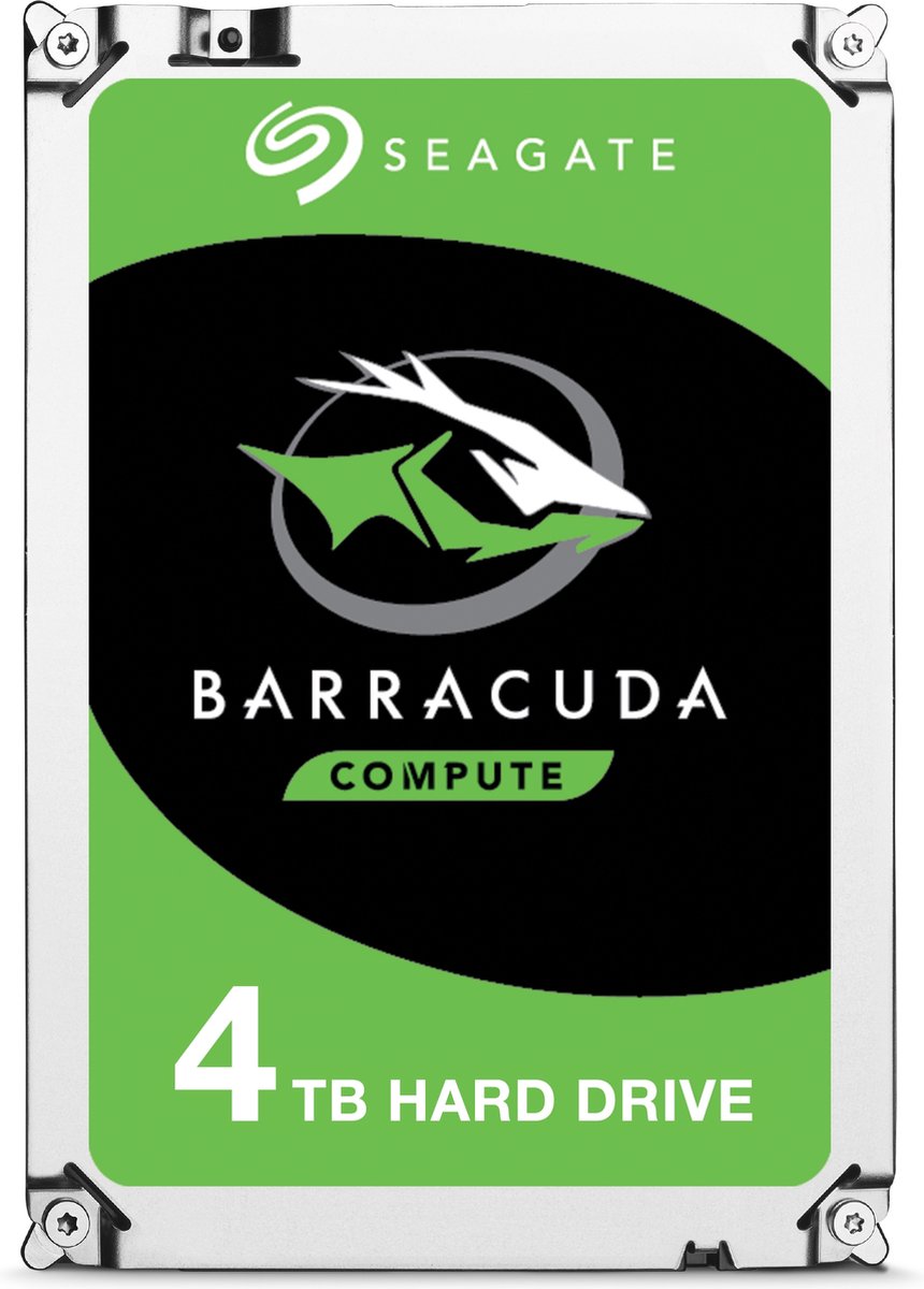 Seagate Barracuda ST4000DM004 interne harde schijf 4 TB 5400 RPM 256 MB 3.5" SATA III