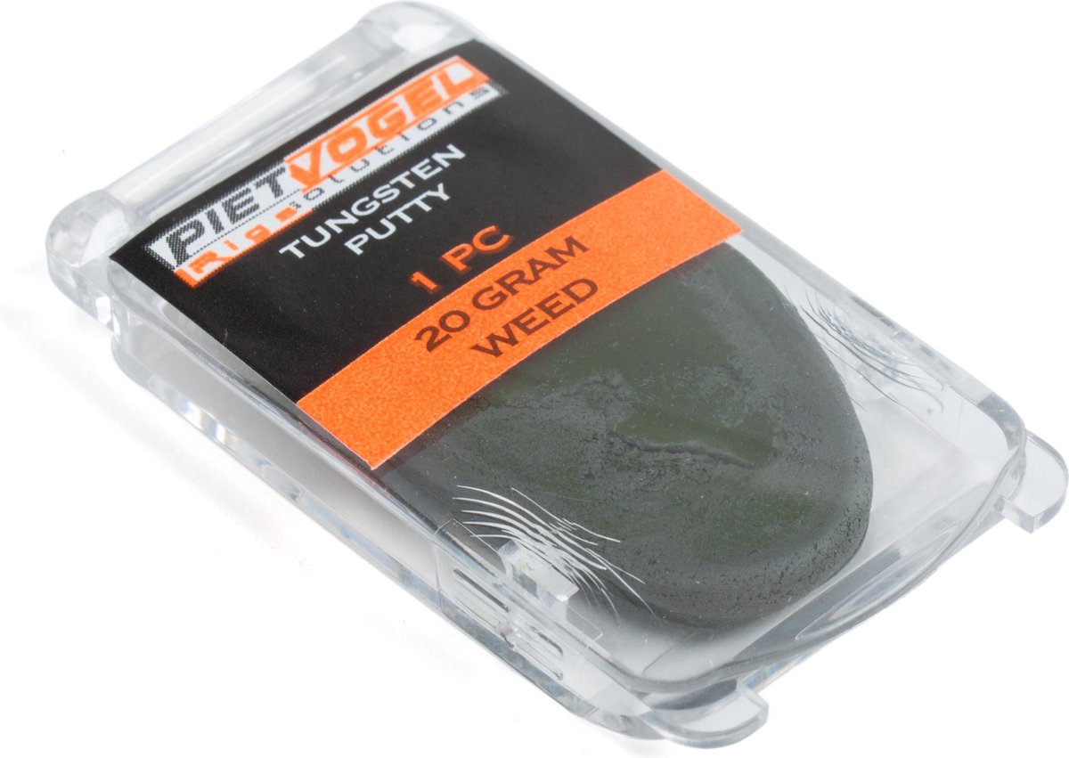 Rigsolutions Tungsten Putty voor karpermontages in Weed en Muddy Brown Weed