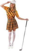 Golf Kostuum | Golf Trutje Kostuum Oranje En Zwart Vrouw | Small | Carnaval kostuum | Verkleedkleding