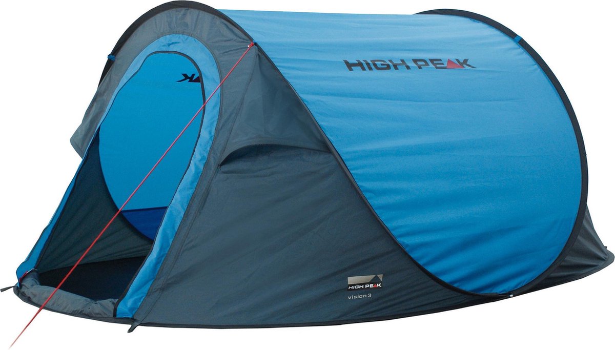 High Peak Vision 3 - Pop-up Tent - 3-Persoons - Blauw