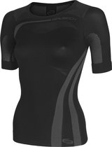 "Brubeck Seamless Fitness Shirt Dames model  ""INSPIRATION""-Zwart-L"