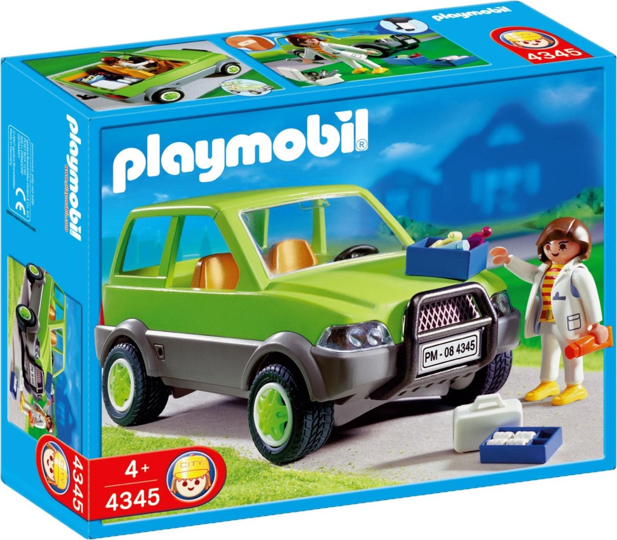 Aan het leren Planeet stil Playmobil Dierenarts Met Wagen - 4345 | bol.com