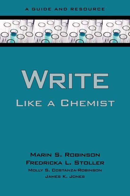 Write Like a Chemist - cover