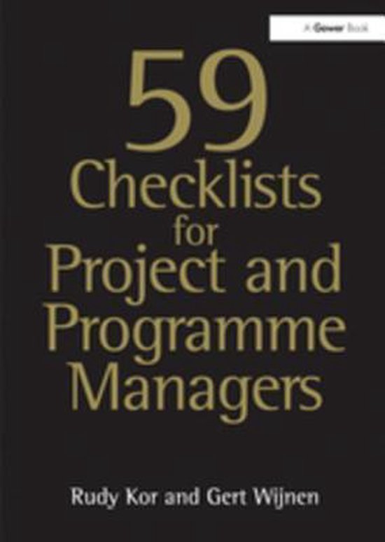 59 Checklists for Project and Programme Managers - cover