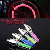 Firefly LED - Éclairage de roue de vélo - Montage sur valve - Lot de 2 - Rose