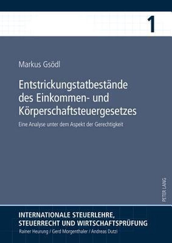 Entstrickungstatbestände des Einkommen- und Körperschaftst ... - cover
