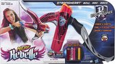 Nerf Rebelle Stongheart Bow Rose - 81x762x311cm | Jouet de tir Nerf Bow avec flèches jouets | Flèche Nerfgun