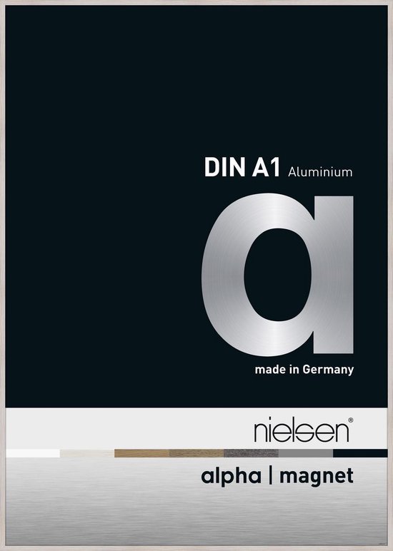 Wissellijst frontloader Nielsen Alpha Magnet aluminium A1 formaat Whitewash  | bol.com