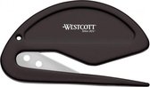 Westcott briefopener - kunststof met scherp mesje - zwart - AC-E29699