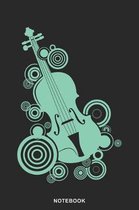 Violin Instrument Art Graphic Notebook