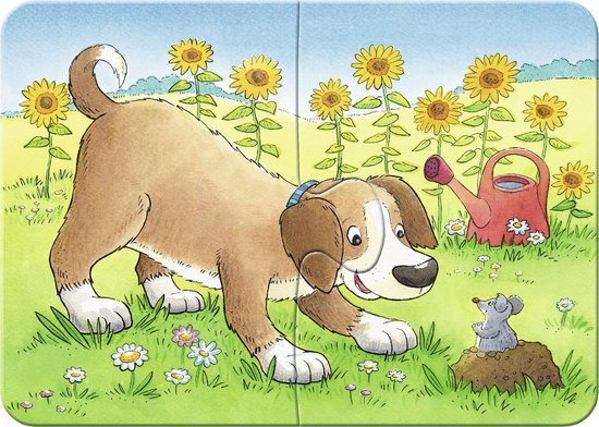 Ravensburger Schattige huisdieren- My First puzzels -2+4+6+8 stukjes - kinderpuzzel van Ravensburger — afbeelding 5