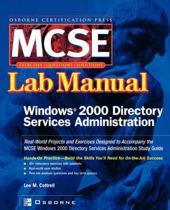 MCSE Windows 2000 Directory Services Administration Lab Manu ... - cover