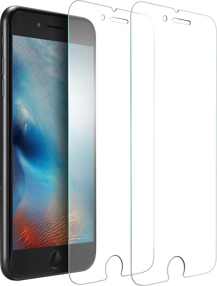 Paxx® 2 Pack iPhone 6/ 6S 4,7 inch Glazen Screenprotector 1+1 Bescherm Glas (0.26mm)