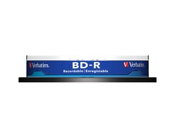 Verbatim Blu-Ray Discs 25Gb 6X Bd-R Voor Recorders En Spelers 10 Stuks