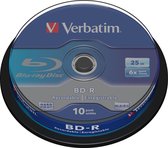 Verbatim BD-R SL 25GB 6x SP WHITE BLUE SURFACE - Rohling