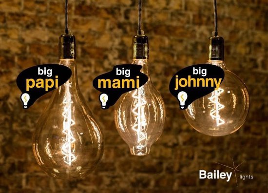 BAILEY Big Family Ledlamp L19cm diameter: 15cm dimbaar Wit | bol.com