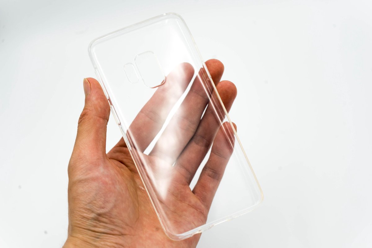 Zeer dun Siliconen Gel TPU geschikt voor Samsung Galaxy S9 transparant hoesje case cover