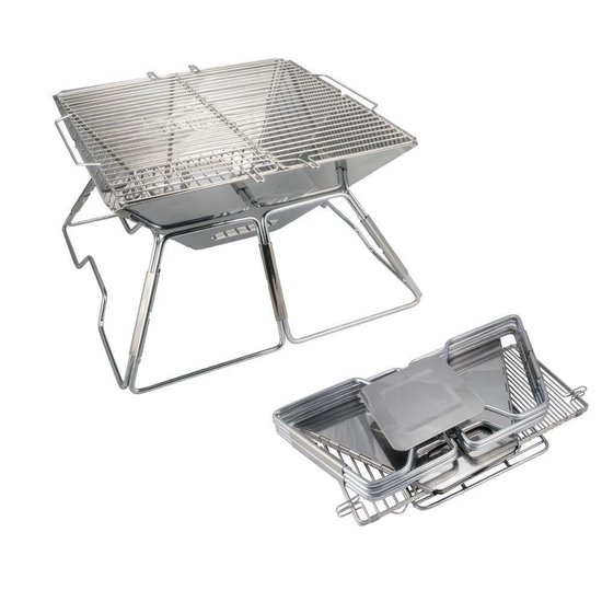 Acecamp Houtskoolbarbecue Draagbaar 34 X 36 X 22 Cm Zilver van Acecamp — afbeelding 3