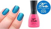 Tertio #026 Blauw Glitter - Gel nagellak - Gelpolish - Gellak