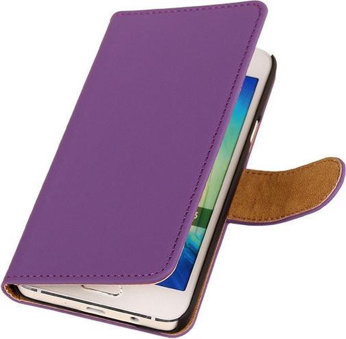 BestCases.nl Paars Motorola Nexus 6 Book Wallet Case Hoesje