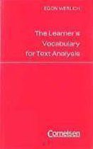 The Learner's Vocabulary for Text Analysis