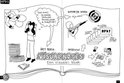Twee pagina's van een open boek met de titel 'HFD1 VISUAL NOTES Een Visueel boek'. De pagina's bevatten illustraties van mensen, pijlen en tekst over het boek.