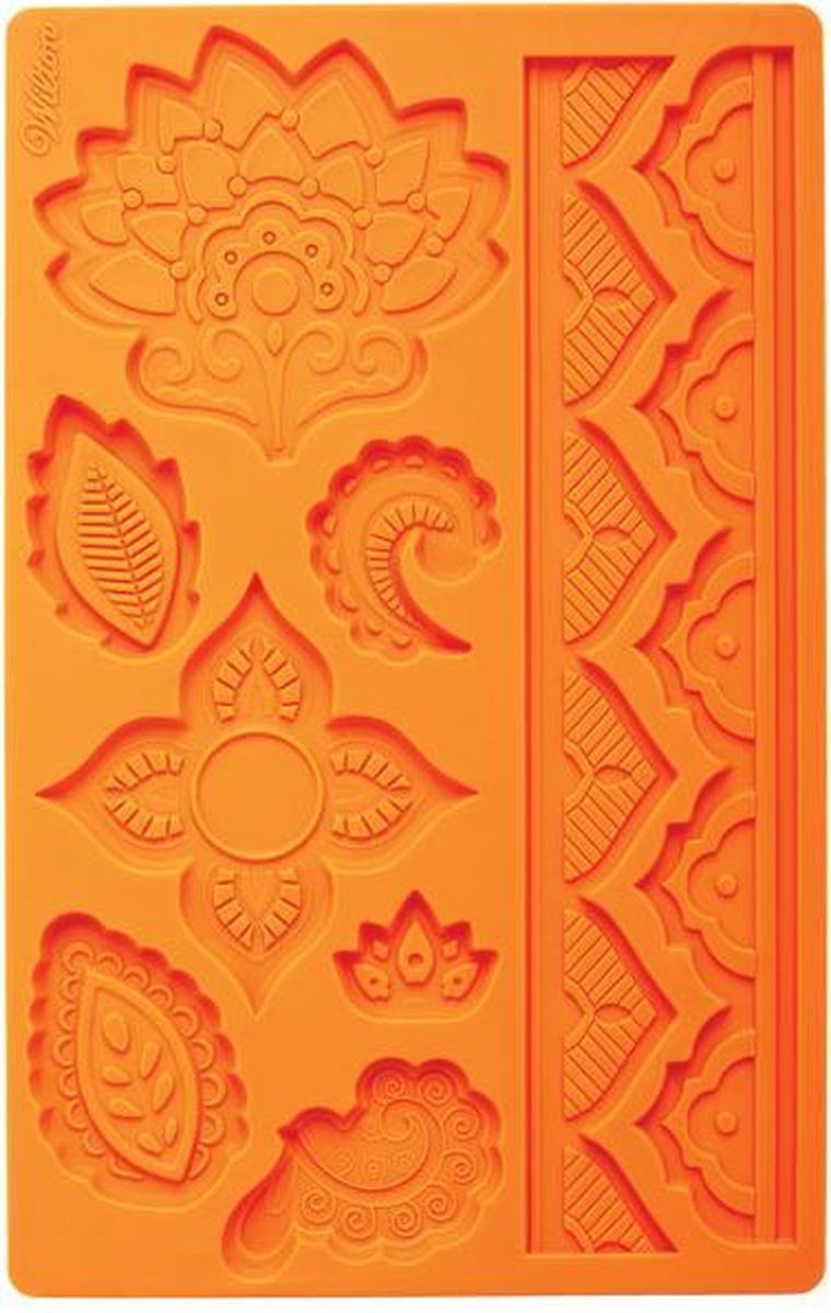 Siliconen mal - Global Designs / Universeel Motief - Wilton