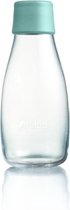 Retap Waterfles - Glas - 0,3 l - Mint Blauw